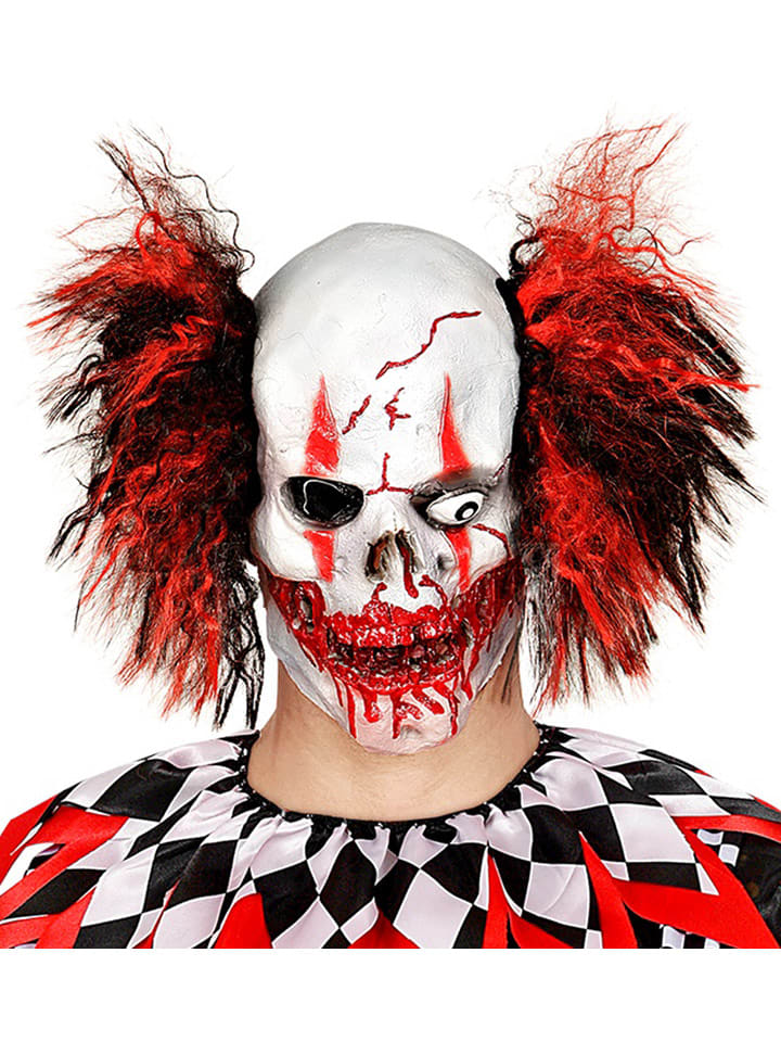 Widmann Maska w kolorze biało-czerwonym rozmiar: onesize