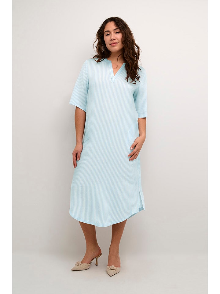 Kaffe Sukienka w kolorze biało-błękitnym rozmiar: 36