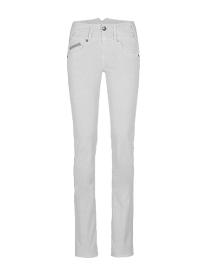 Herrlicher Spodnie w kolorze białym rozmiar: W26/L34