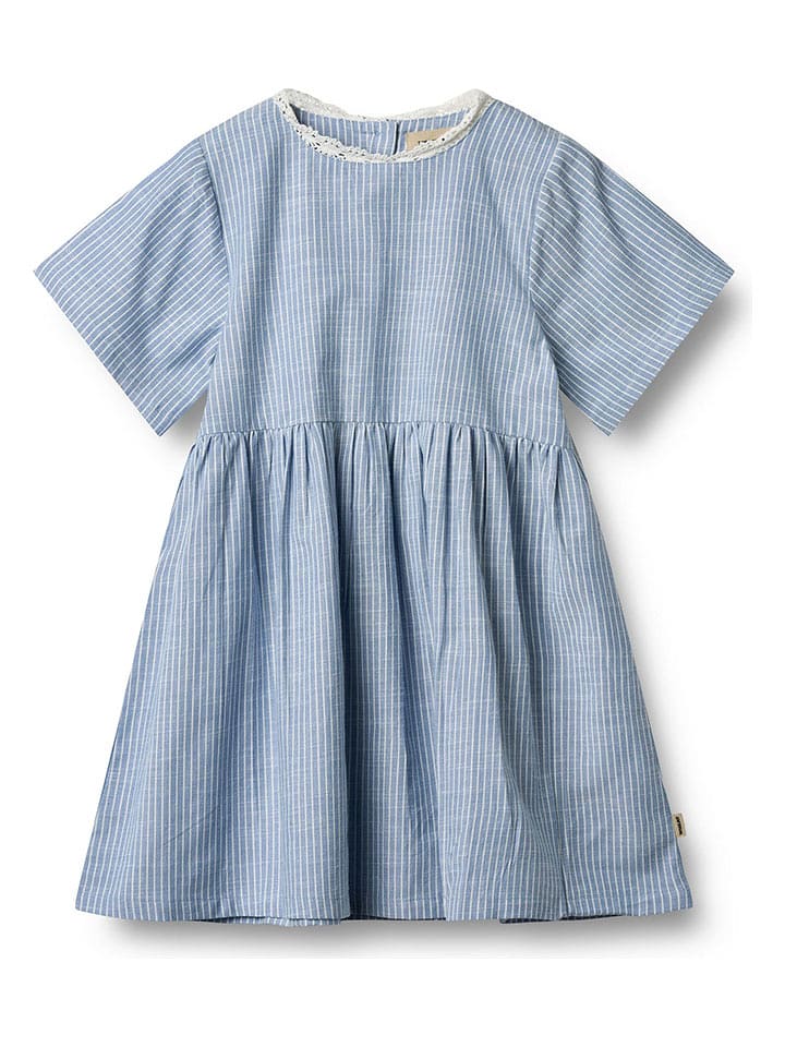 Wheat Sukienka "Elma" w kolorze niebiesko-białym rozmiar: 110