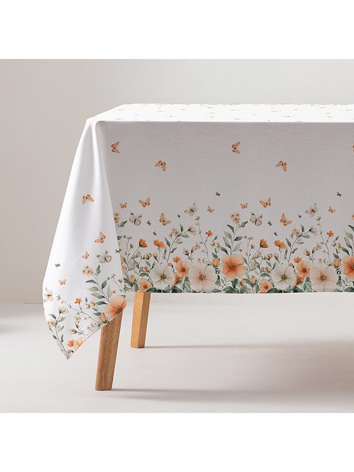 GAMUSI Obrus "Lavina" w kolorze pomarańczowo-zielonym rozmiar: 160x240 cm