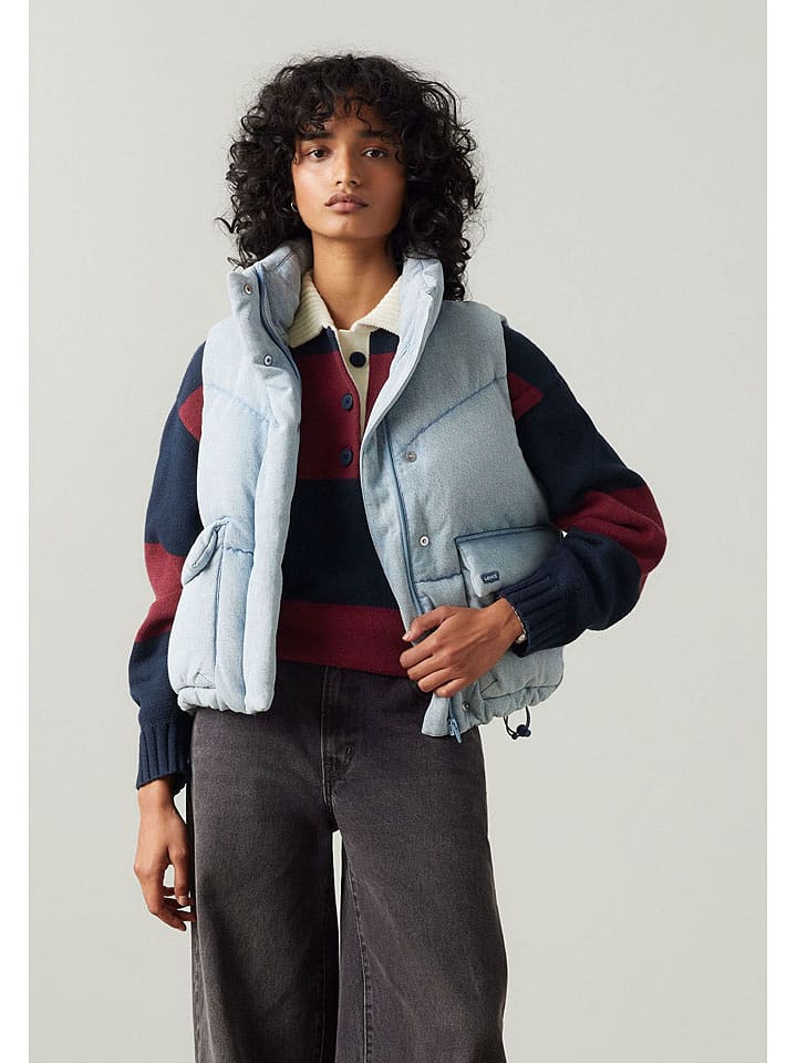 Levi's Kamizelka puchowa w kolorze błękitnym rozmiar: XS