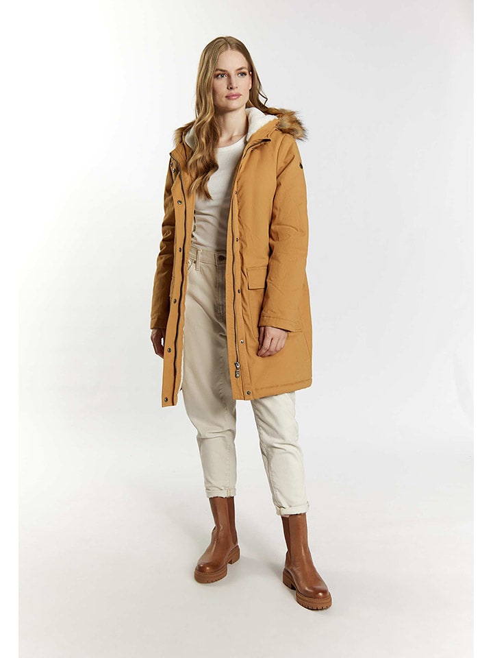 Schmuddelwedda Parka zimowa w kolorze jasnobrązowym rozmiar: M