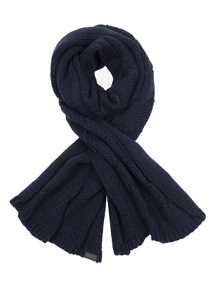 elkline Szal "Screw" w kolorze granatowym rozmiar: onesize