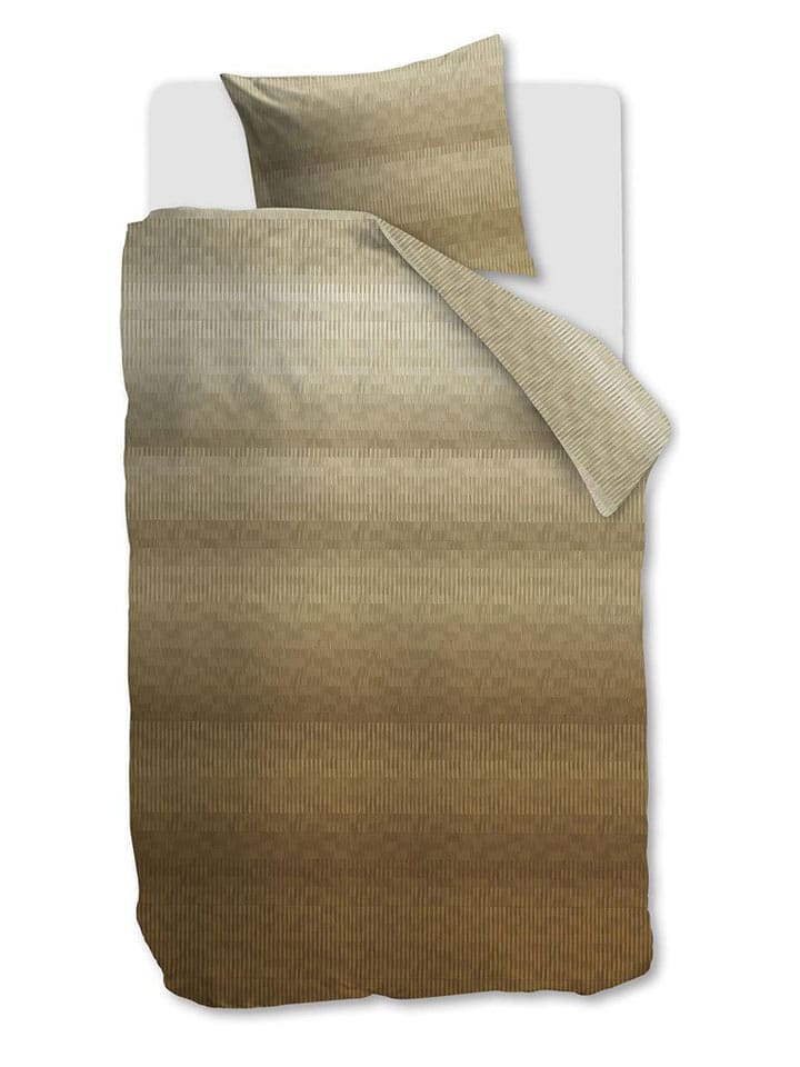 Beddinghouse Komplet pościeli "Lexi" w kolorze jasnobrązowym rozmiar: 140x200/220 cm