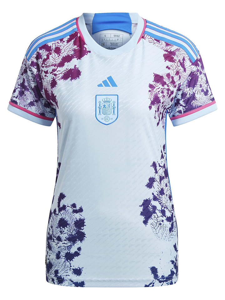 adidas Koszulka funkcyjna "Spain Team 23" w kolorze błękitnym rozmiar: M