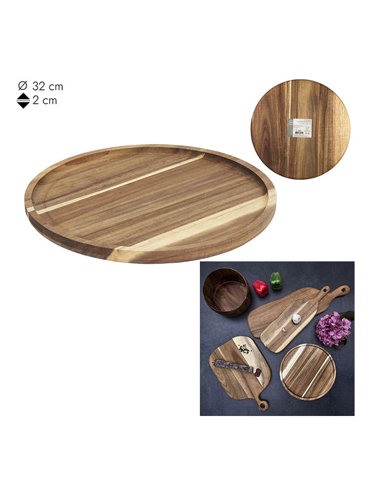 Ethnical Life Taca w kolorze brązowym - Ø 32 cm rozmiar: onesize