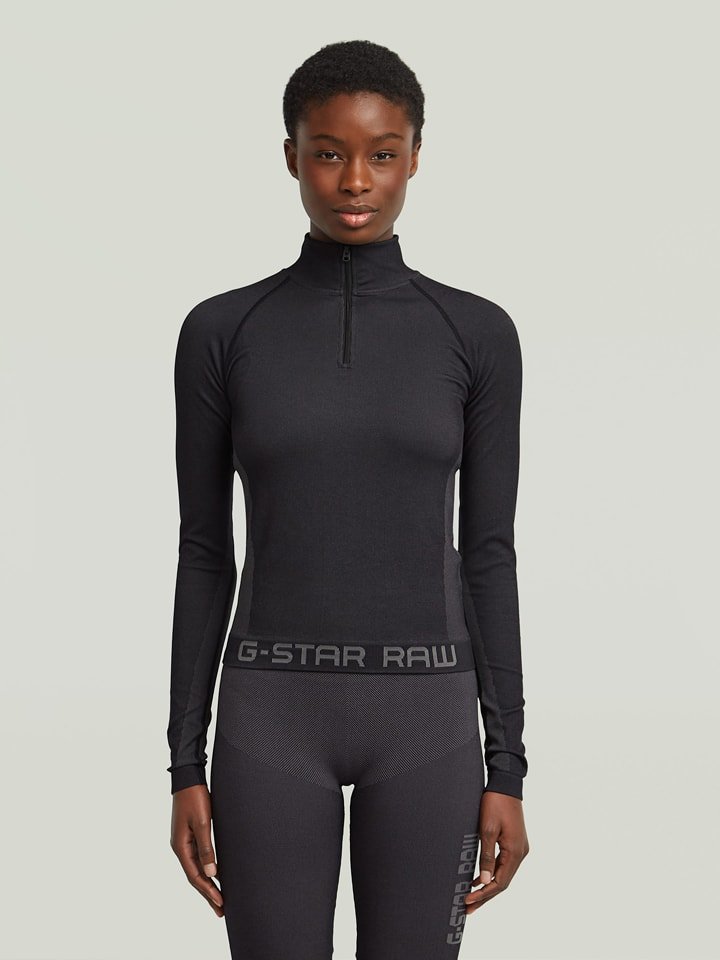 G-Star Koszulka funkcyjna w kolorze czarno-antracytowym rozmiar: M