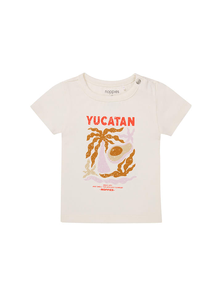 Noppies Koszulka "Ostra" w kolorze kremowym rozmiar: 92