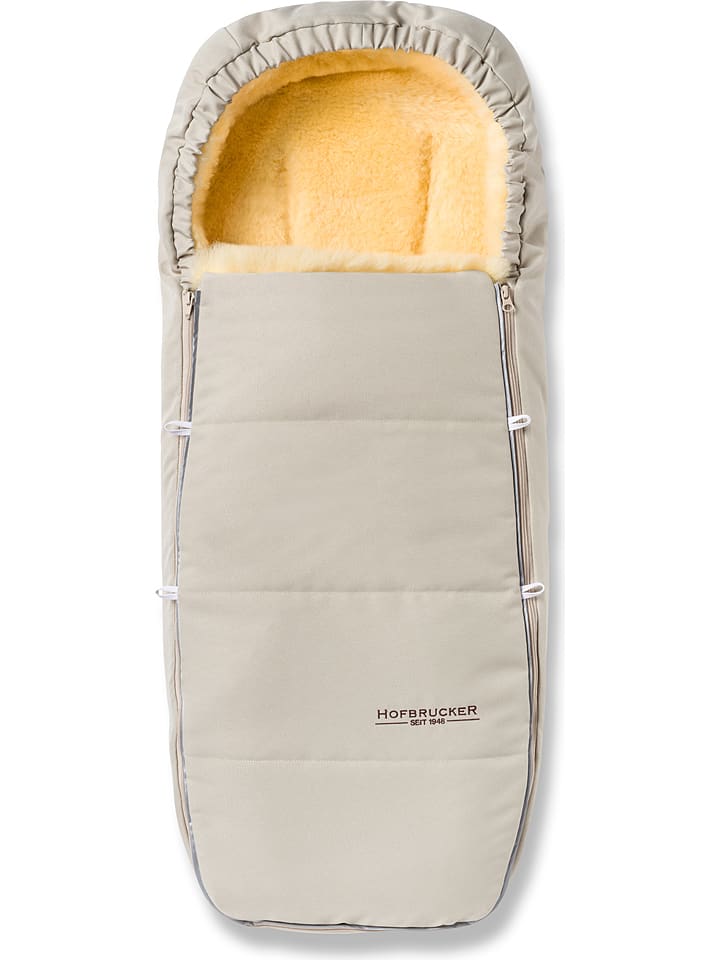 Hofbrucker Śpiworek "Alaska" w kolorze beżowym - 95 x 34 cm rozmiar: onesize
