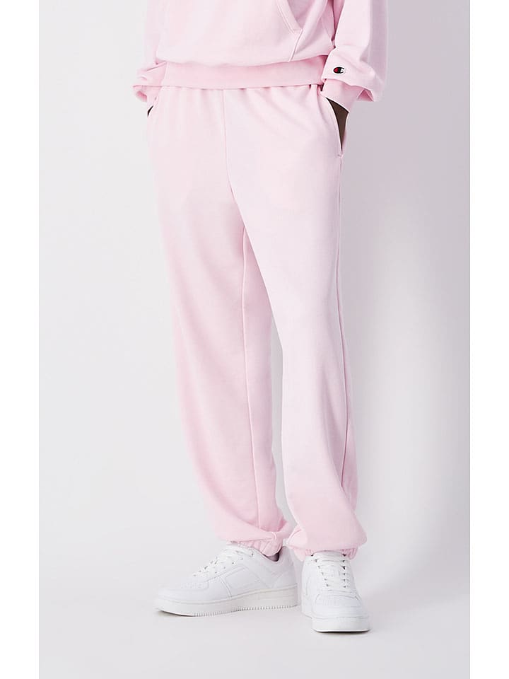 Champion Spodnie dresowe w kolorze jasnoróżowym rozmiar: L