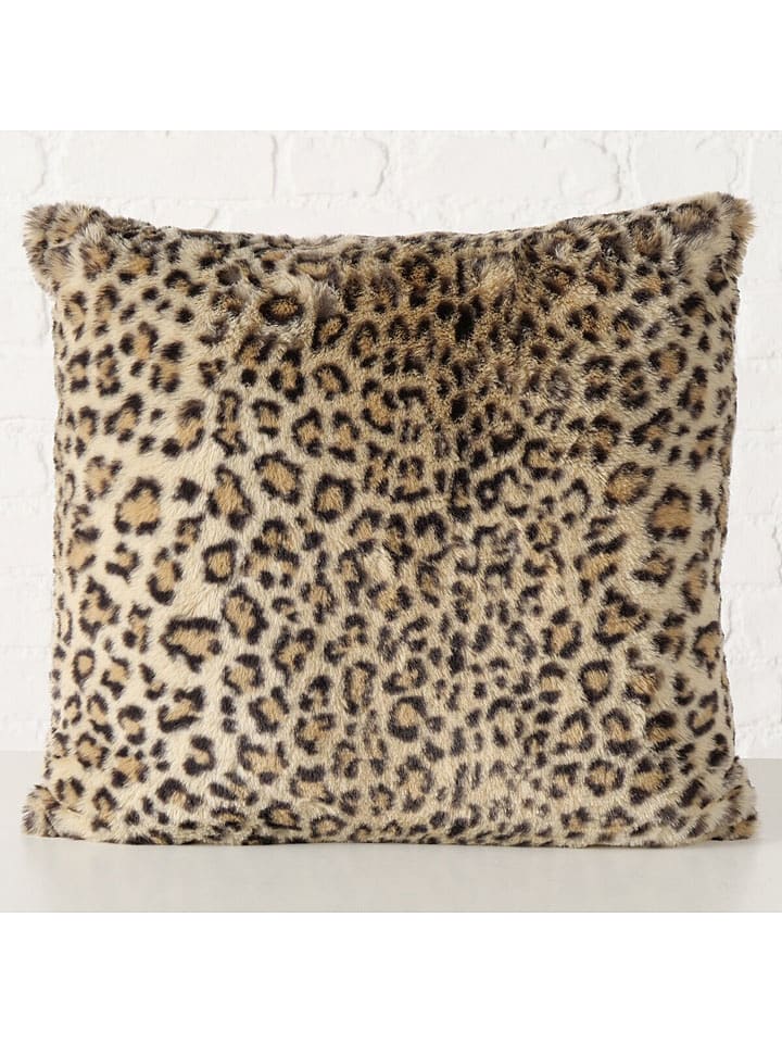 Boltze Poduszka "Leony" w kolorze jasnobrązowo-beżowym - 45 x 45 cm rozmiar: onesize