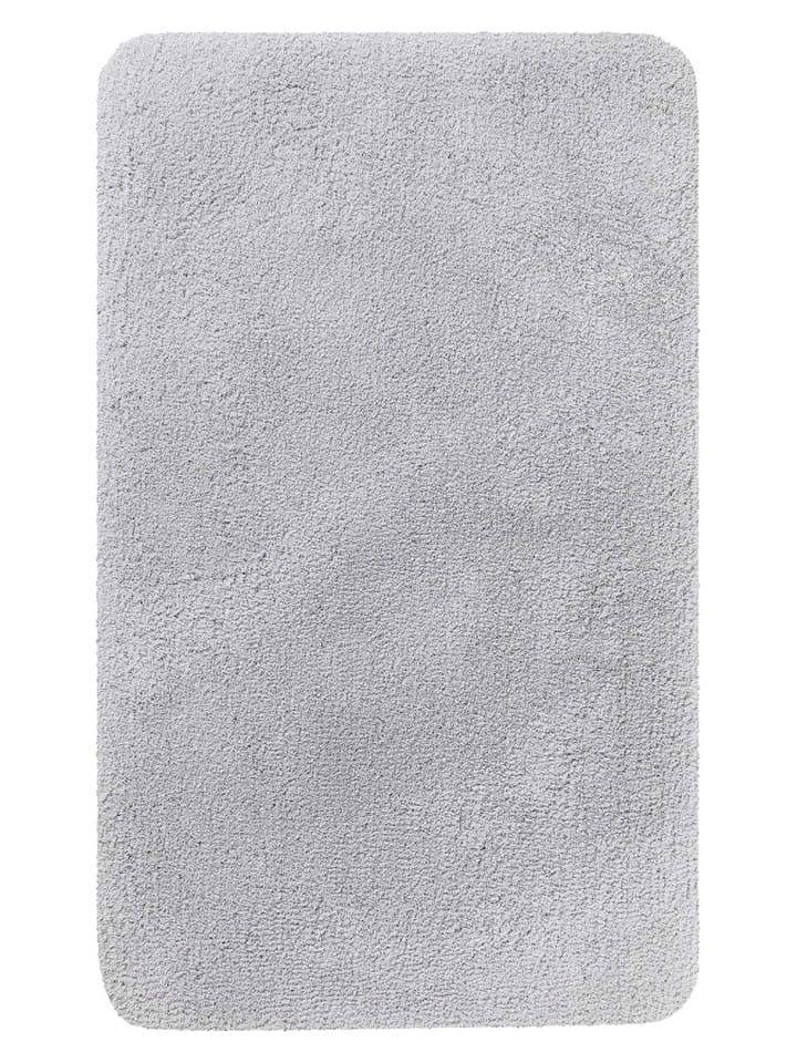 Homie Living Dywanik łazienkowy "Porto Azzurro" w kolorze jasnoszarym rozmiar: 60x100 cm