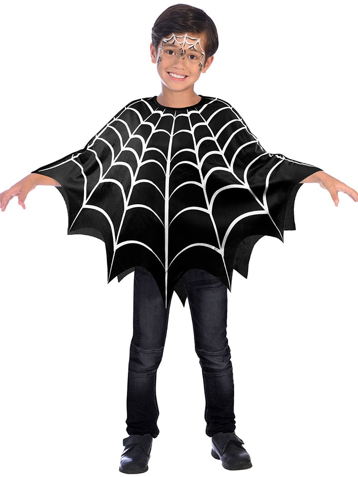 amscan Ponczo kostiumowe w kolorze czarnym rozmiar: onesize