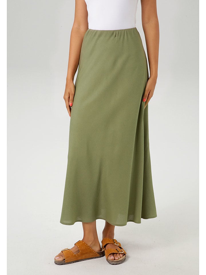 Aniston Spódnica w kolorze oliwkowym rozmiar: 42