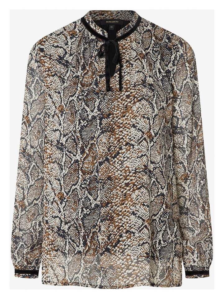 More & More Bluzka w kolorze beżowym rozmiar: 34