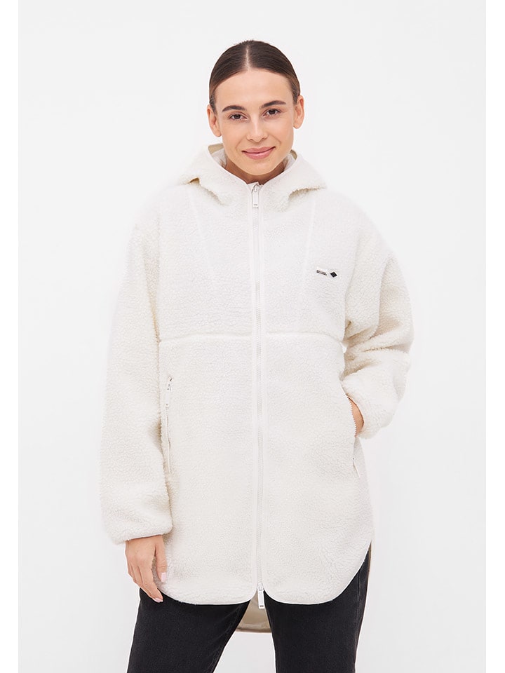 Bench Kurtka polarowa "Brilli" w kolorze białym rozmiar: 44