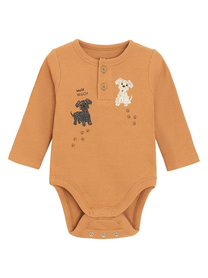 COOL CLUB Body w kolorze jasnobrązowym rozmiar: 80/86