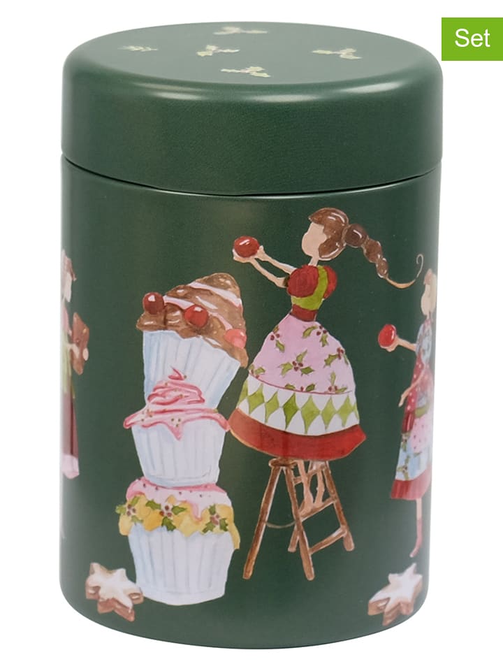 Eigenart Puszki (3 szt.) "Sweet" w kolorze zielono-czerwonym na herbatę - 125 g rozmiar: onesize