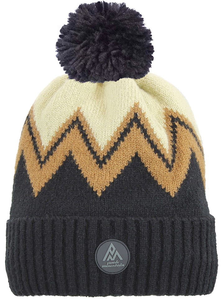 Peak Mountain Czapka "Mission" w kolorze beżowo-jasnobrązowo-czarnym rozmiar: onesize