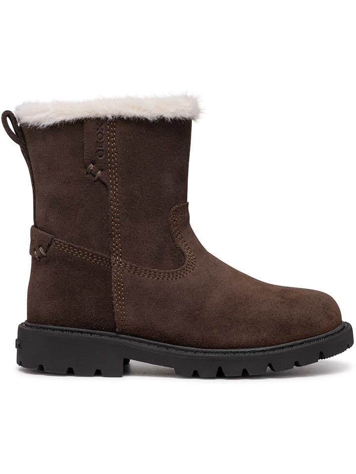 Geox Botki zimowe "Shaylax" w kolorze brązowym rozmiar: 34