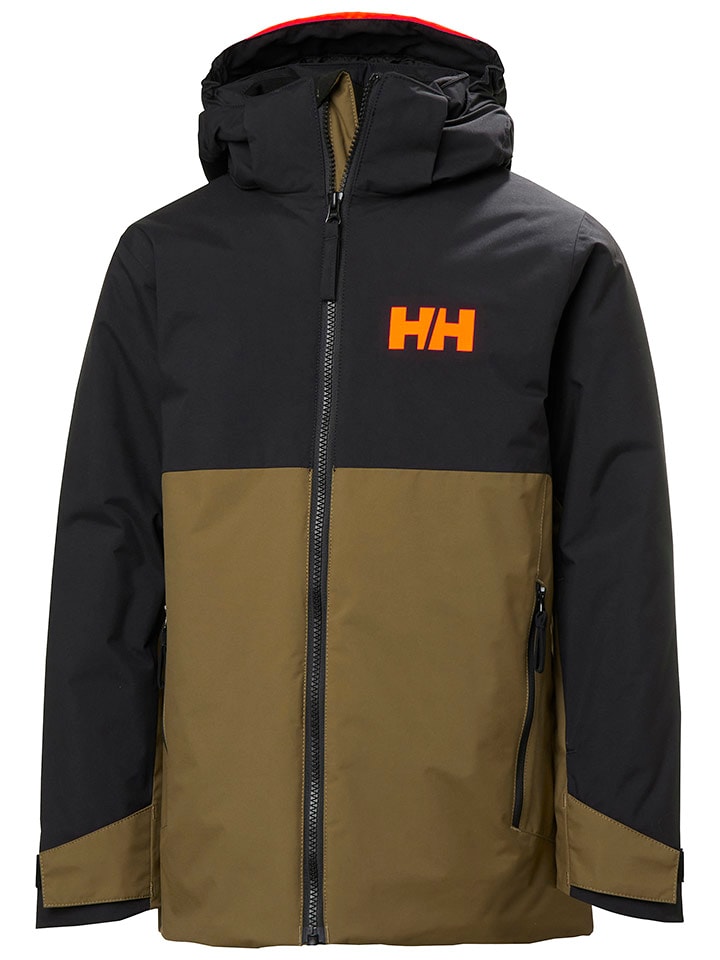 Helly Hansen Kurtka narciarska "Traverse" w kolorze jasnobrązowo-czarnym rozmiar: 152