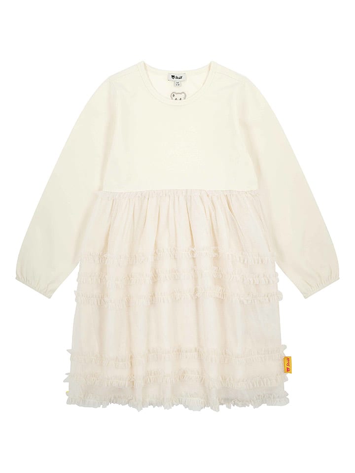 Steiff Sukienka w kolorze kremowym rozmiar: 128