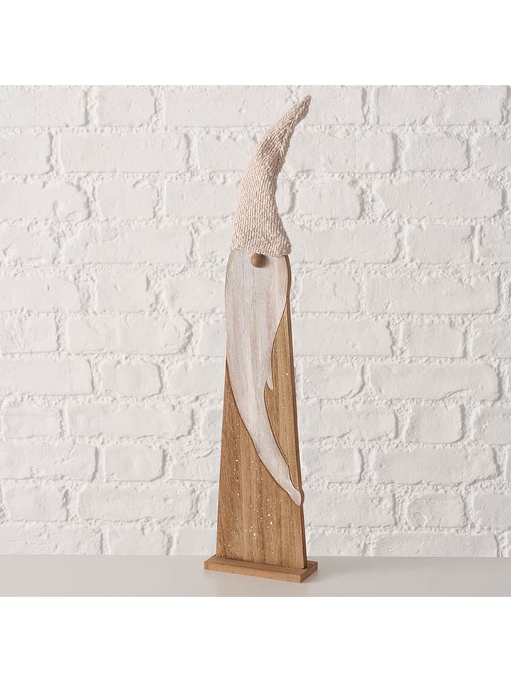 Boltze Figurka dekoracyjna "Magios" w kolorze jasnobrązowo-kremowym - wys. 56,5 cm rozmiar: onesize