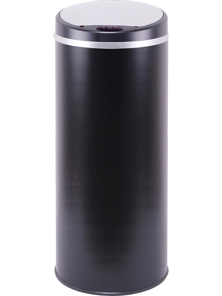 Kitchen Move Kosz "Soho" w kolorze czarnym na śmieci z czujnikiem ruchu - 42 l rozmiar: onesize