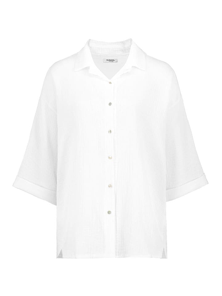 Sublevel Koszula w kolorze białym rozmiar: M/L