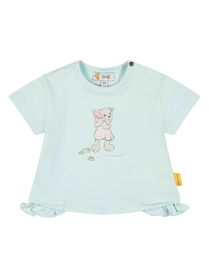 Steiff Koszulka w kolorze błękitnym rozmiar: 62