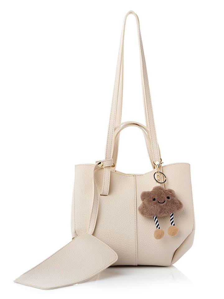 Lucky Bees Torebka w kolorze kremowym - 28 x 22 x 13 cm rozmiar: onesize