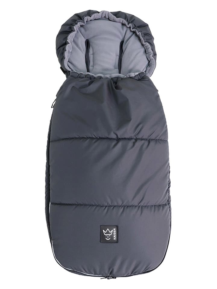 Kaiser Naturfellprodukte Śpiworek termiczny "Lukky" w kolorze antracytowym - 105 x 45 cm rozmiar: onesize