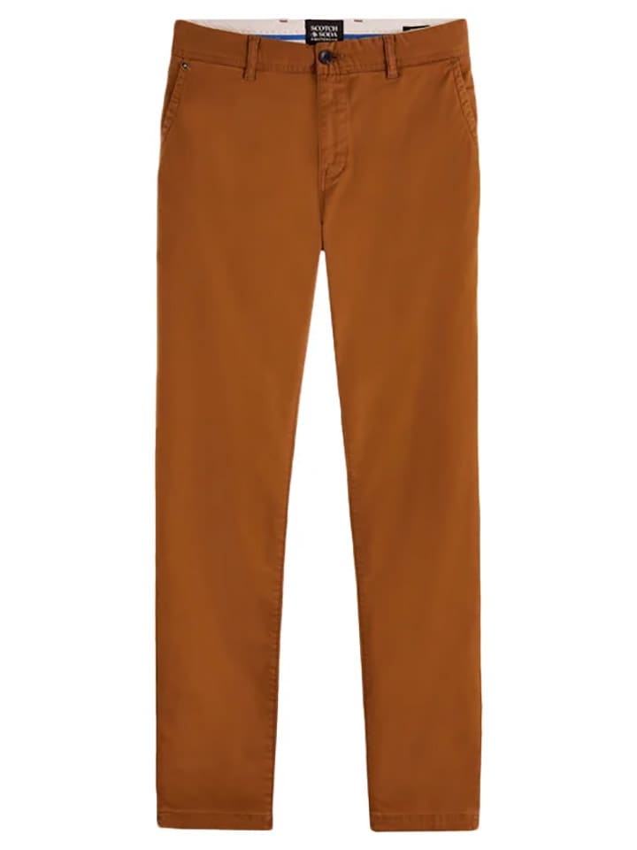 Scotch & Soda Spodnie chino w kolorze jasnobrązowym rozmiar: W31/L34