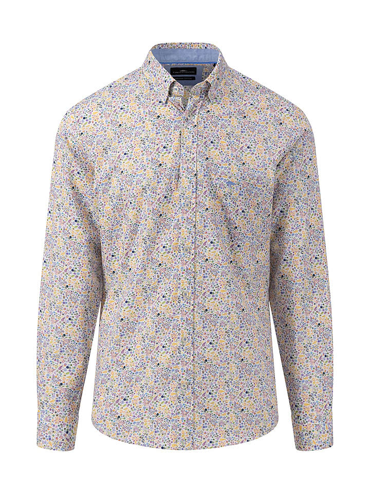 FYNCH-HATTON Koszula - Regular fit - ze wzorem rozmiar: S