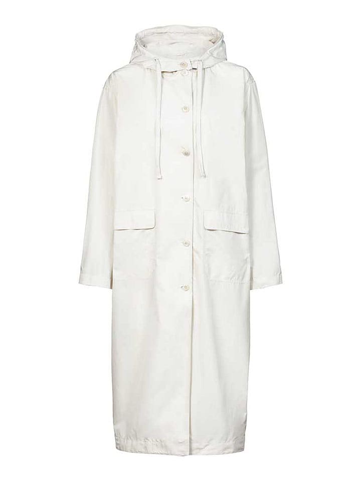 Herrlicher Płaszcz przejściowy w kolorze białym rozmiar: XL