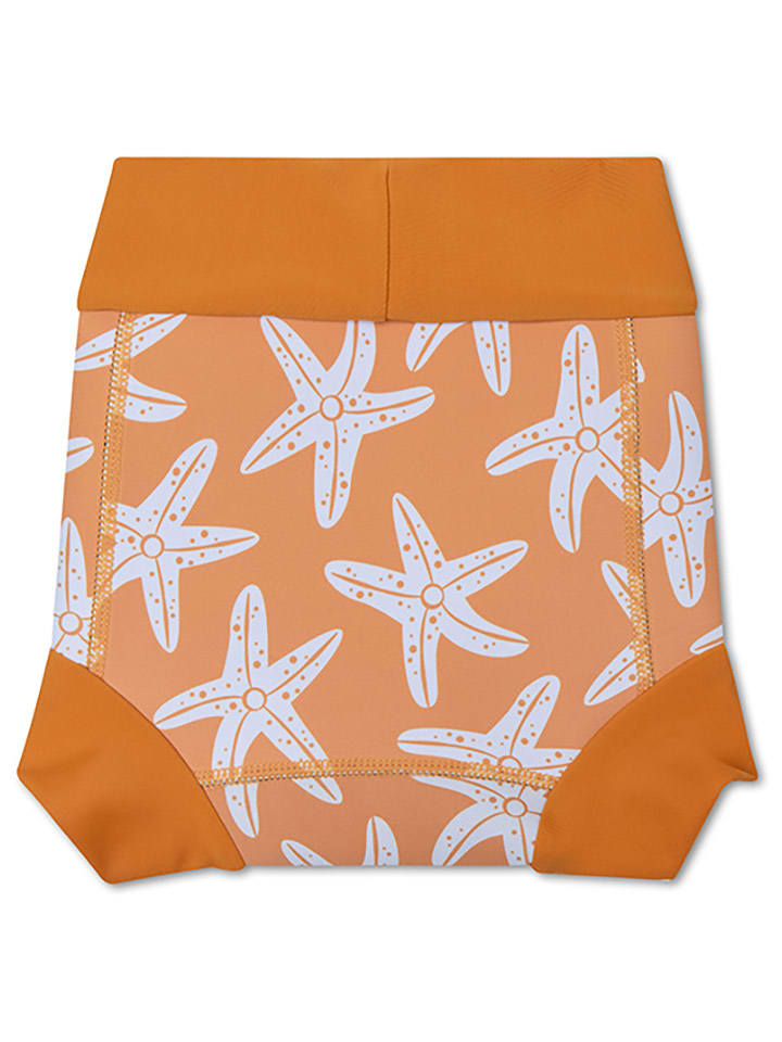 Swim Essentials Pieluszka kąpielowa "Sea Stars" w kolorze jasnobrązowym rozmiar: 68-80