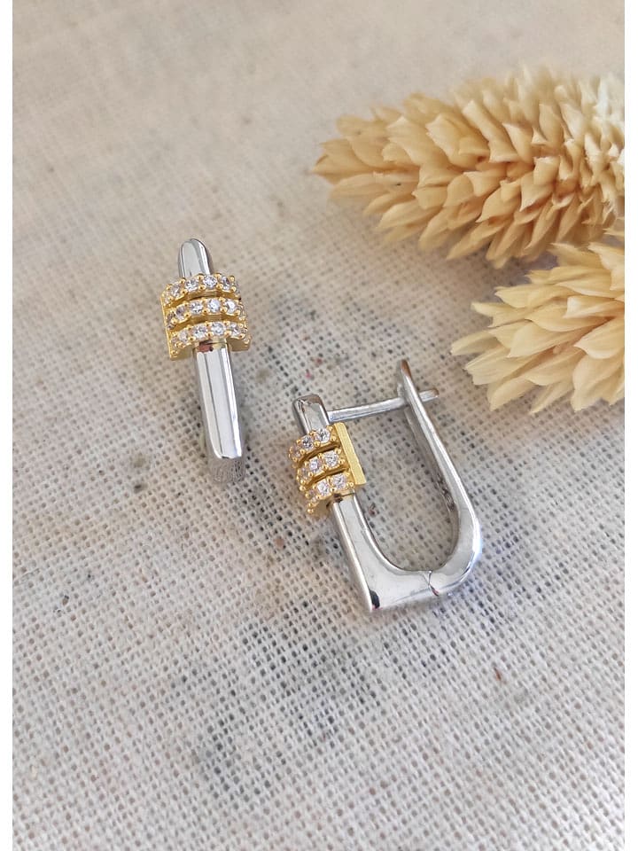 Miu Silver Srebrne kolczyki z cyrkoniami rozmiar: onesize