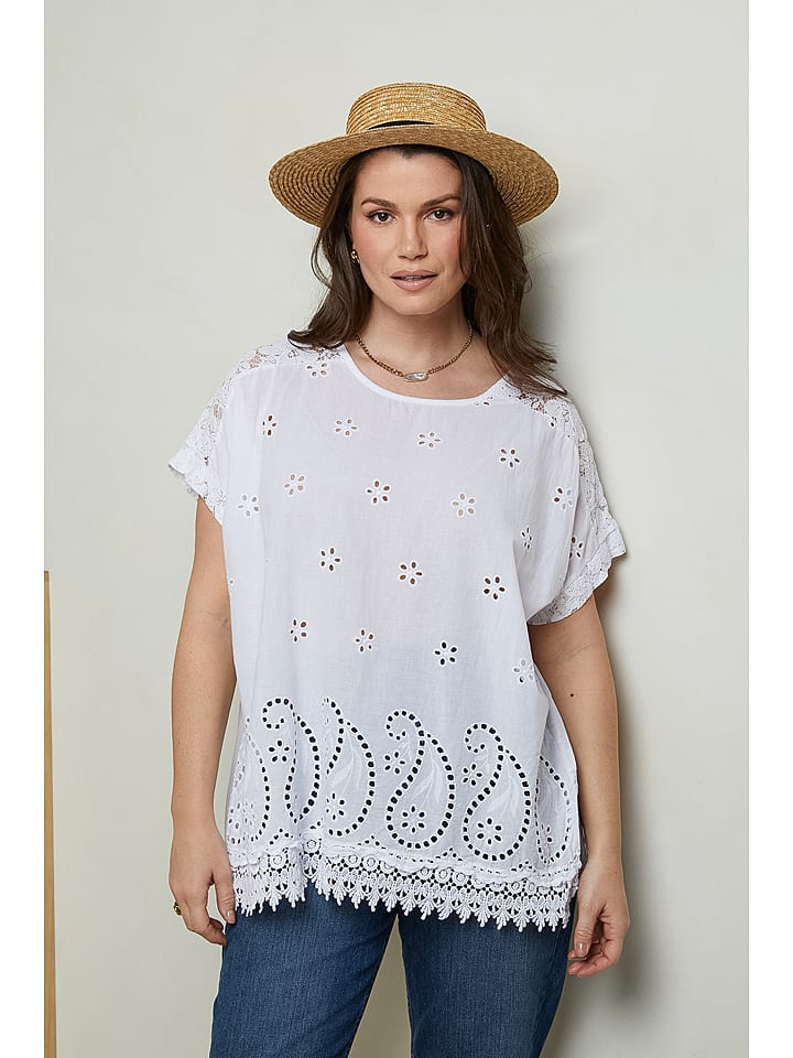 Curvy Lady Koszulka w kolorze białym rozmiar: 40/42