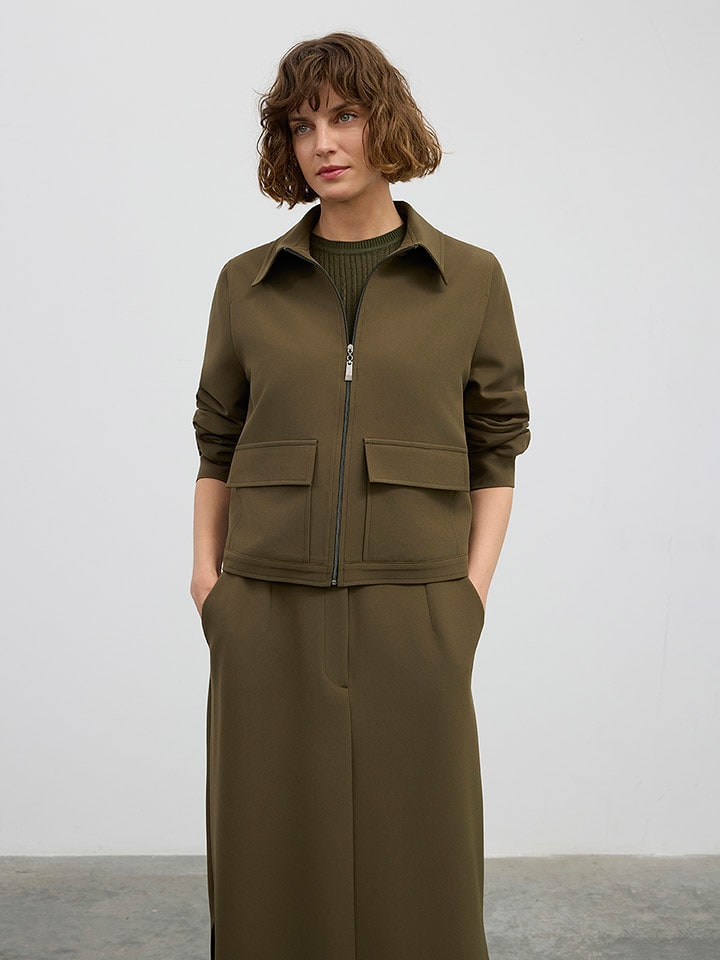 BGN Kurtka przejściowa w kolorze khaki rozmiar: 34