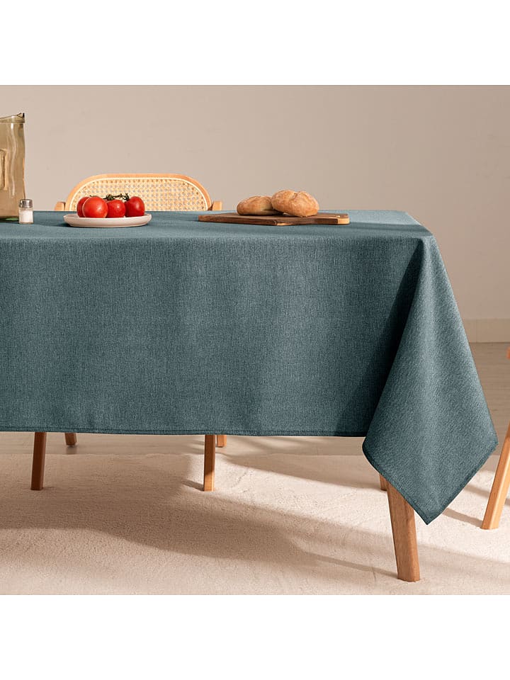 Mint Rugs Obrus "Smooth Sena" w kolorze morskim rozmiar: 140x300 cm