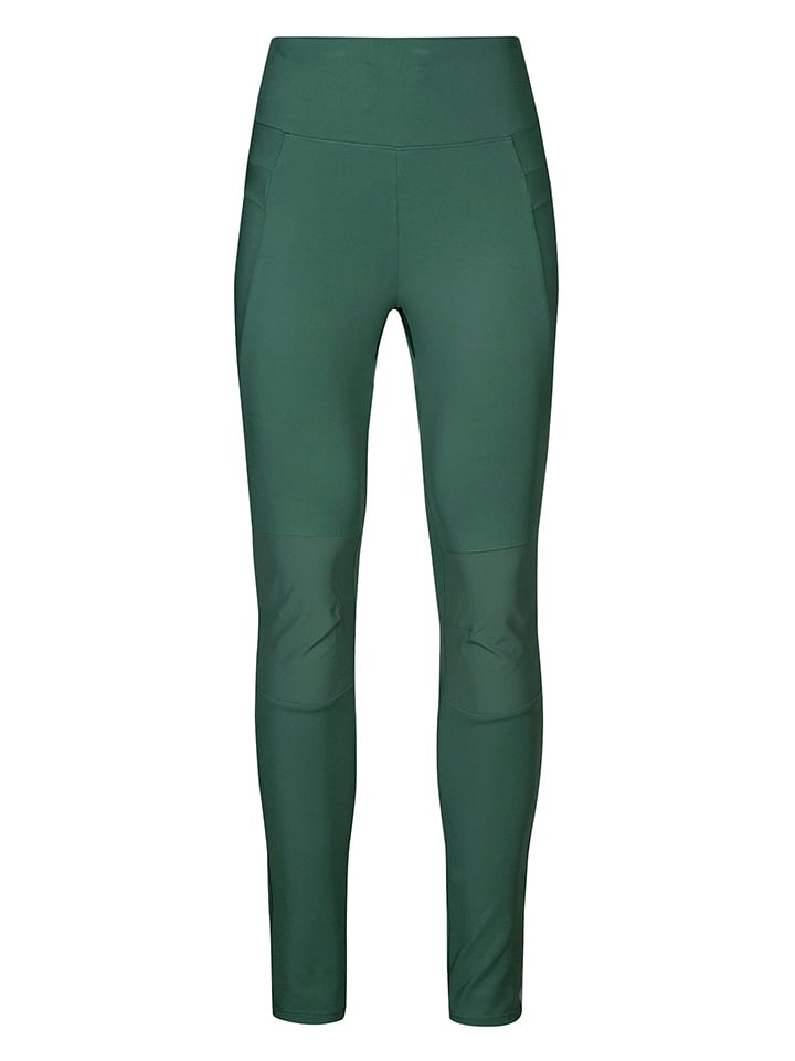 Halti Legginsy funkcyjne "Pallas II" w kolorze zielonym rozmiar: 34