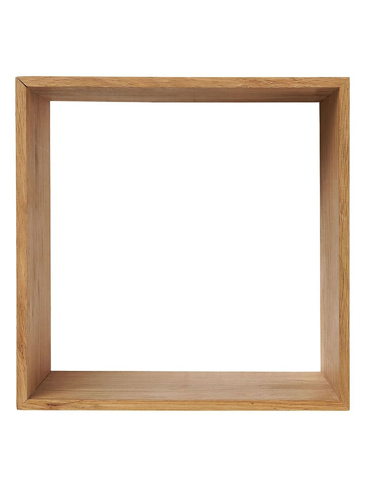 House Nordic Regał ścienny "Lattoon" w kolorze jasnobrązowym - 30 x 30 x 18 cm rozmiar: onesize