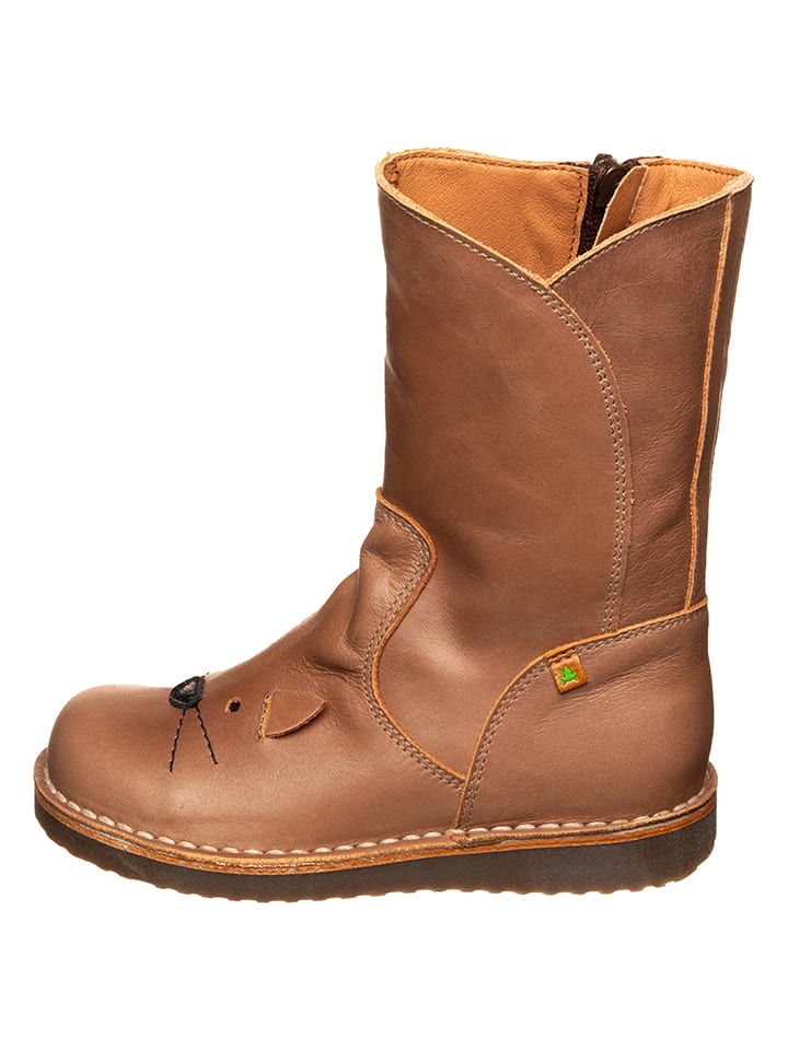 El Naturalista Skórzane kozaki w kolorze jasnobrązowym rozmiar: 31