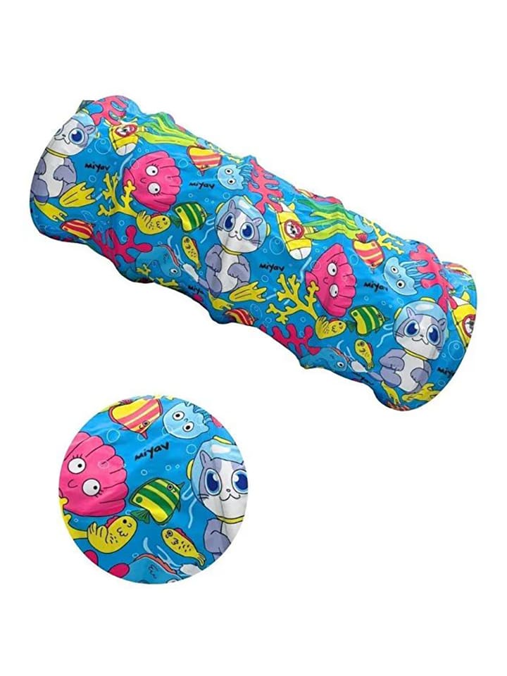 Paws&Whiskers Tunel ze wzorem dla kota - szer. 60 cm rozmiar: onesize