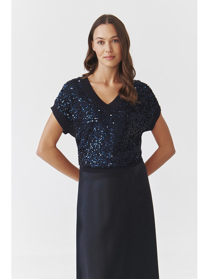 TATUUM Sweter "Icoma" w kolorze granatowym rozmiar: XL