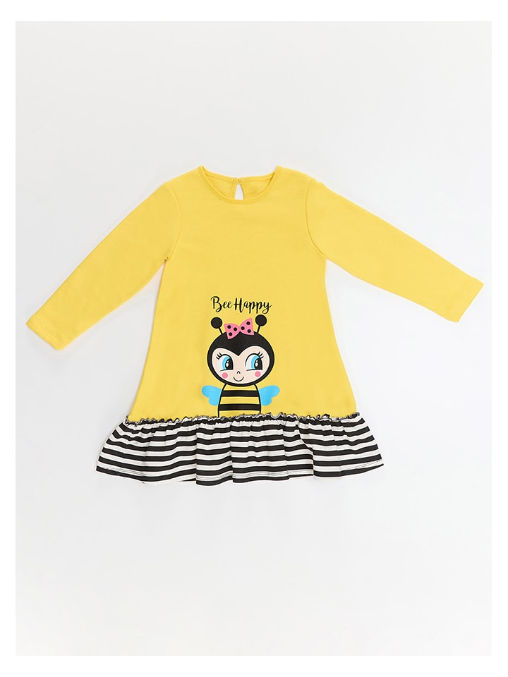 Denokids Sukienka w kolorze żółtym rozmiar: 122