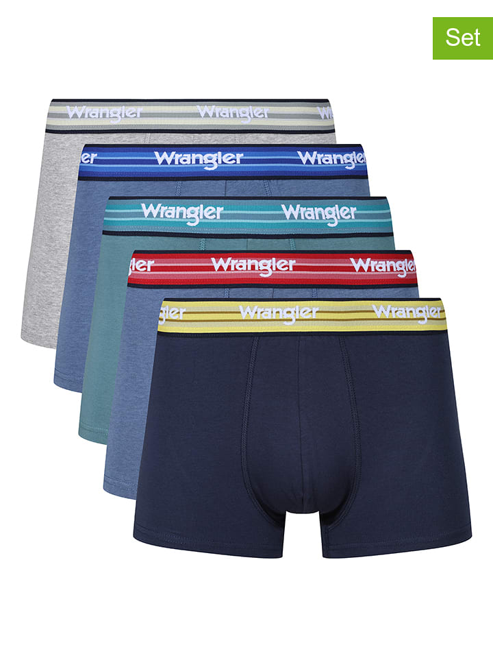 Wrangler Bokserki (5 par) "Barden" w różnych kolorach rozmiar: M