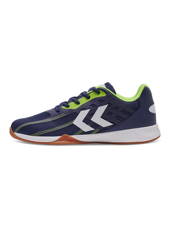 Hummel Buty sportowe "Root Elite" w kolorze granatowo-limonkowym rozmiar: 41,5