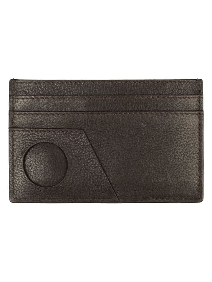 Tom Tailor Skórzane etui "Bela" w kolorze brązowym na karty - 11 x 8,5 cm rozmiar: onesize